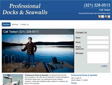 Tablet Screenshot of docksandseawallsmerrittisland.net